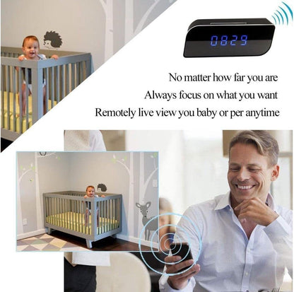 Baby Monitor Mini Clock Camera HD - Emirex