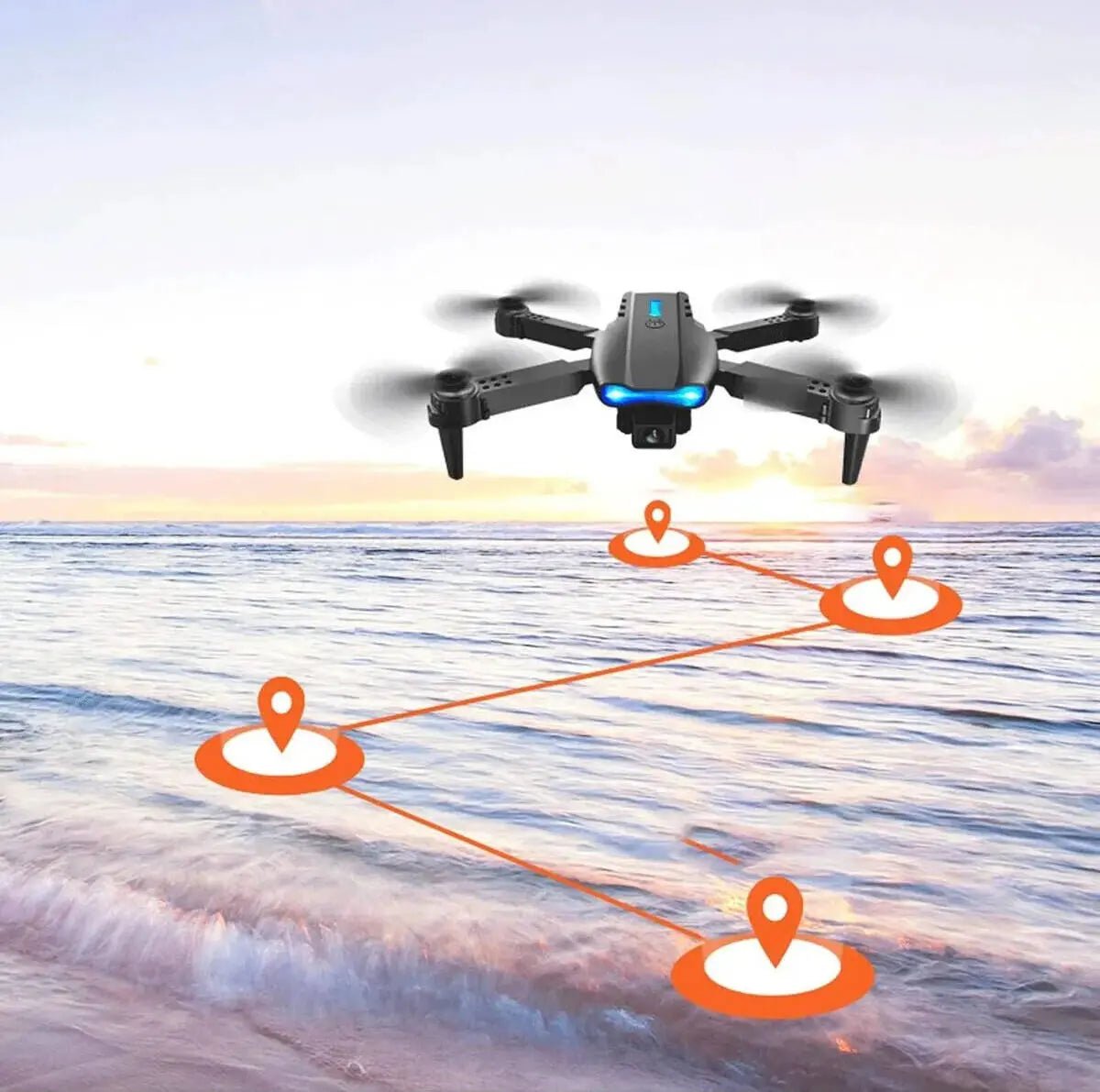 E99 Remote Control Drone With Dual Camera - Emirex