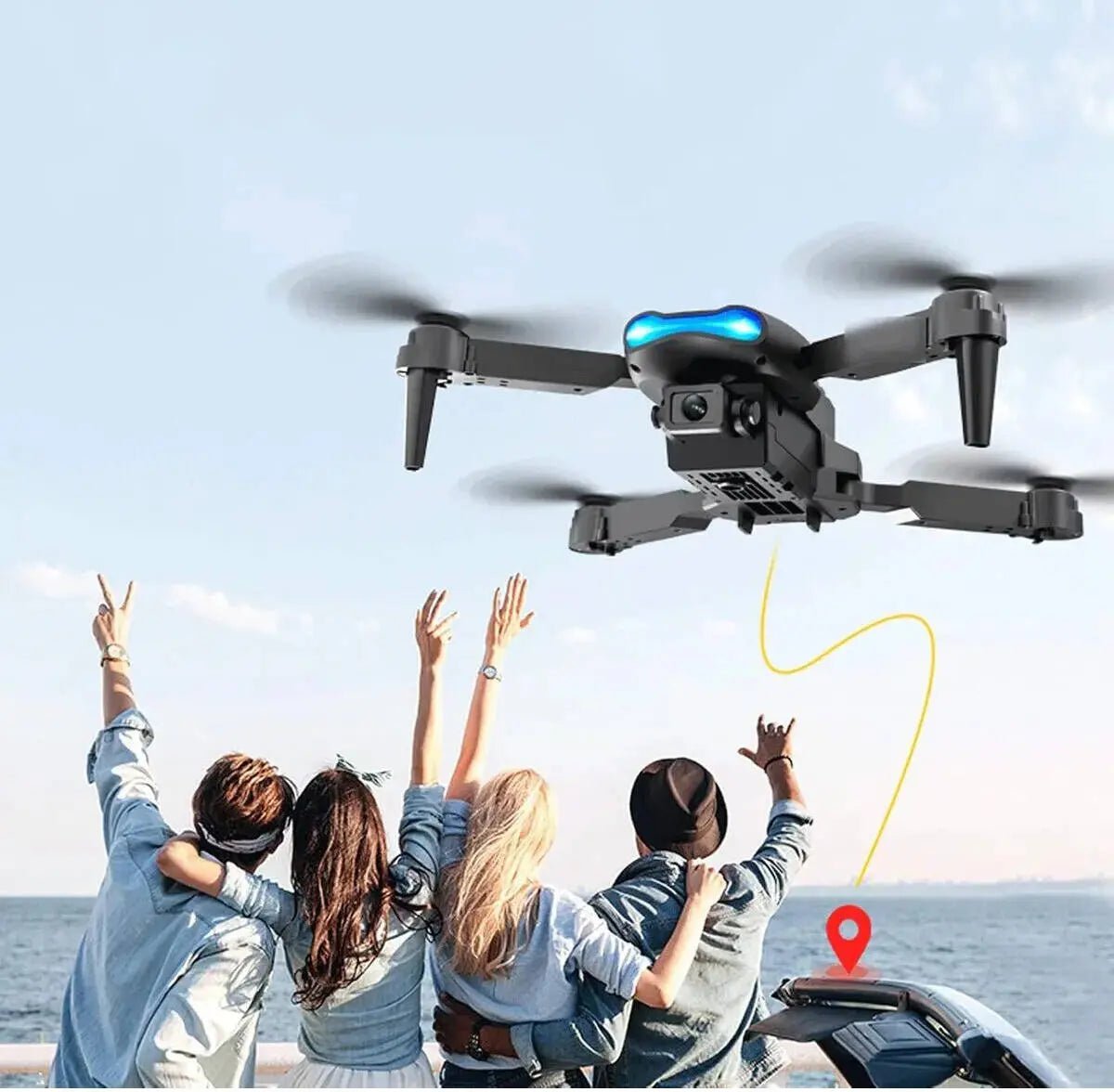E99 Remote Control Drone With Dual Camera - Emirex