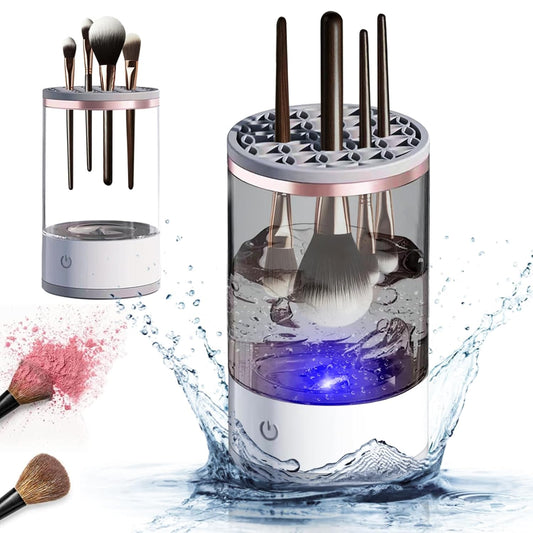 Electric Makeup Brush Cleaner – Clean & Dry in Seconds! - Emirex