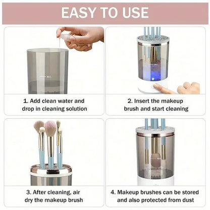 Electric Makeup Brush Cleaner – Clean & Dry in Seconds! - Emirex