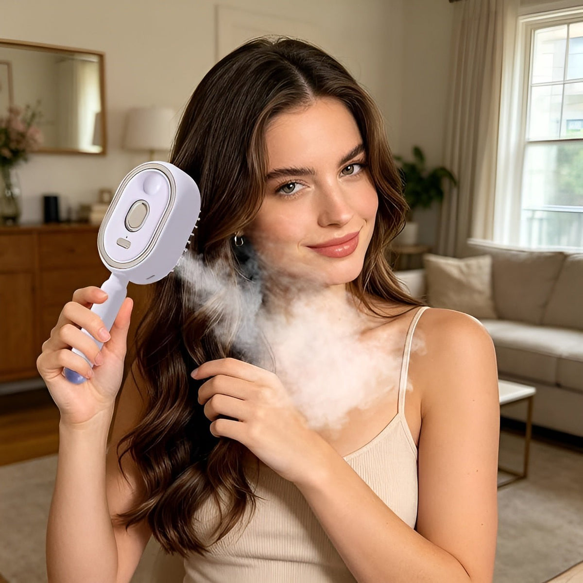 Electric Spray Comb With Oil | مشط كهربائي برذاذ - Emirex