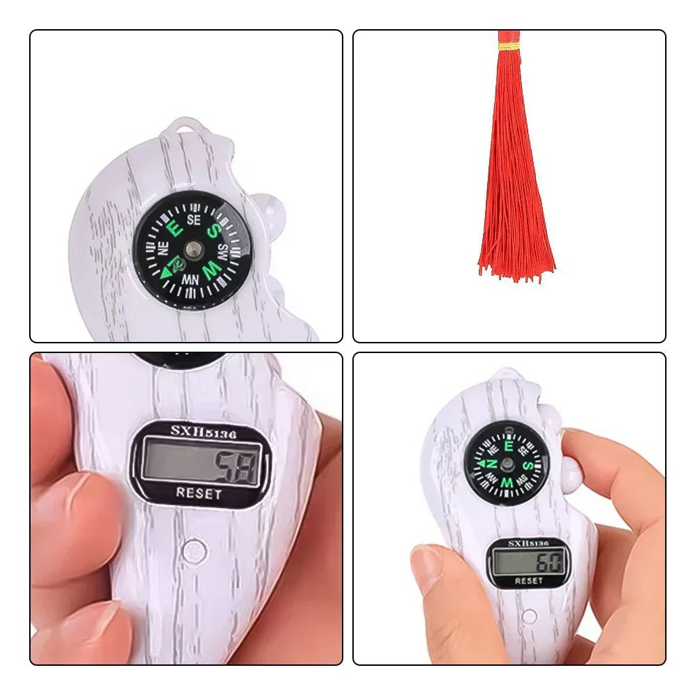 Electronic Digital Tally Counter with Compass Tassel Finger - Emirex