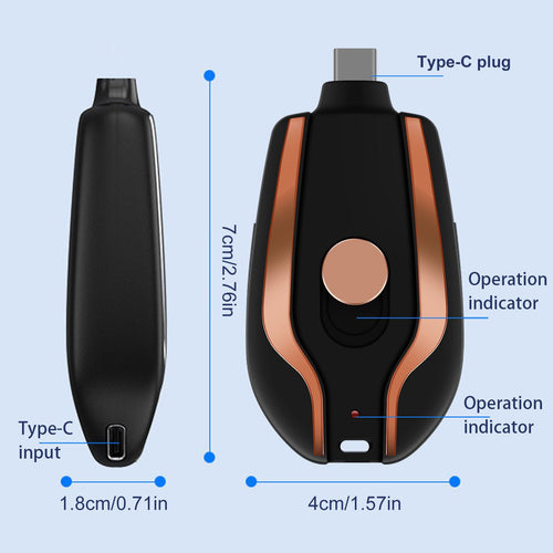 Emergency Portable Key Chain Charger - Emirex