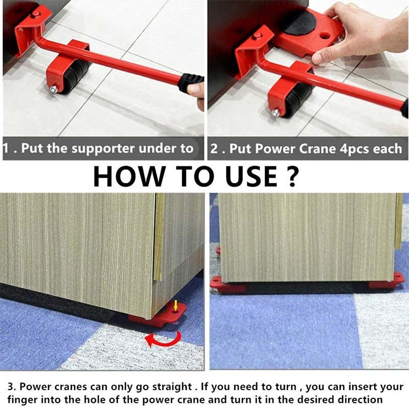 Heavy Duty Furniture Moving Kit - Emirex
