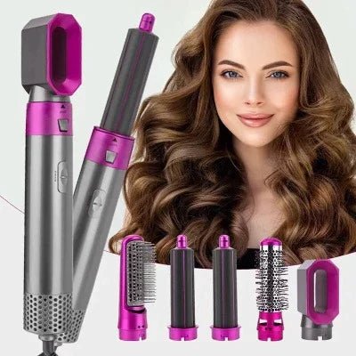 Hot Air Brush: Dry, Style, and Volumize with Ionic Technology (5-in-1) - Emirex