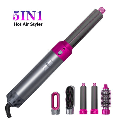 Hot Air Brush: Dry, Style, and Volumize with Ionic Technology (5-in-1) - Emirex