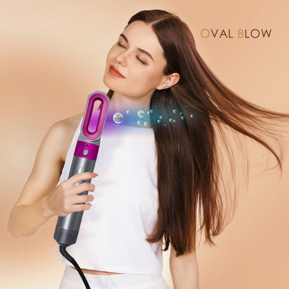 Hot Air Brush: Dry, Style, and Volumize with Ionic Technology (5-in-1) - Emirex