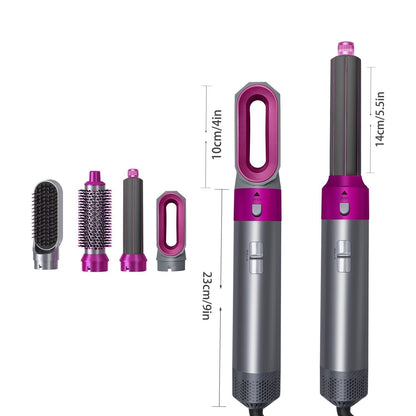Hot Air Brush: Dry, Style, and Volumize with Ionic Technology (5-in-1) - Emirex