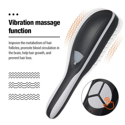 LED Electric Rechargeable Hair Growth Head Massager Brush - Emirex