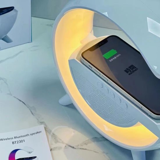 Led Wireless Charger Speaker - Emirex