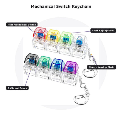 Mechanical Switch Keychain – 8 Colors | Emirex - Emirex