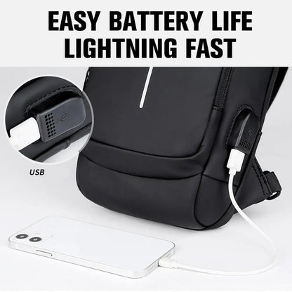 Multifunctional Anti-theft USB Charging Crossbody Shoulder Bag - Emirex