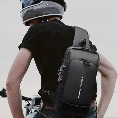 Multifunctional Anti-theft USB Charging Crossbody Shoulder Bag - Emirex