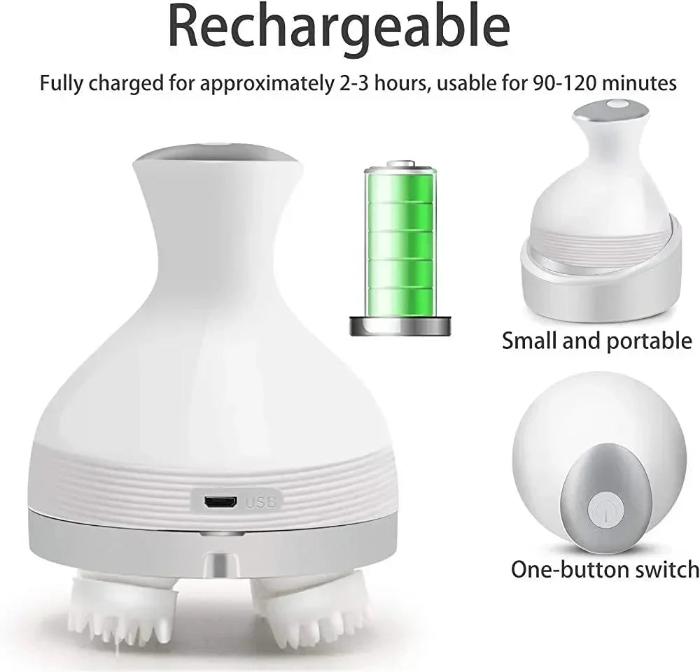 Premium Electric Head Scalp Massager - Emirex