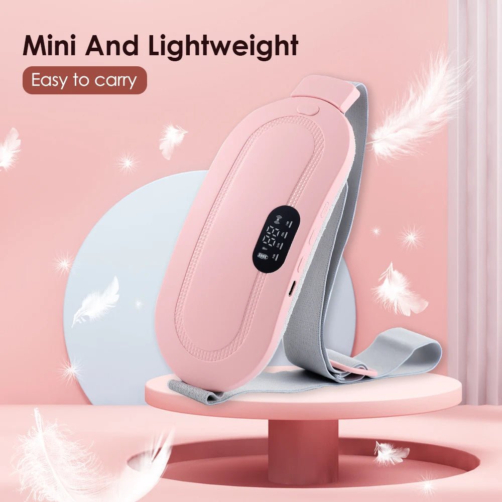 Rechargeable Menstrual Heating Pad Relief Pain Belt Massager - Emirex