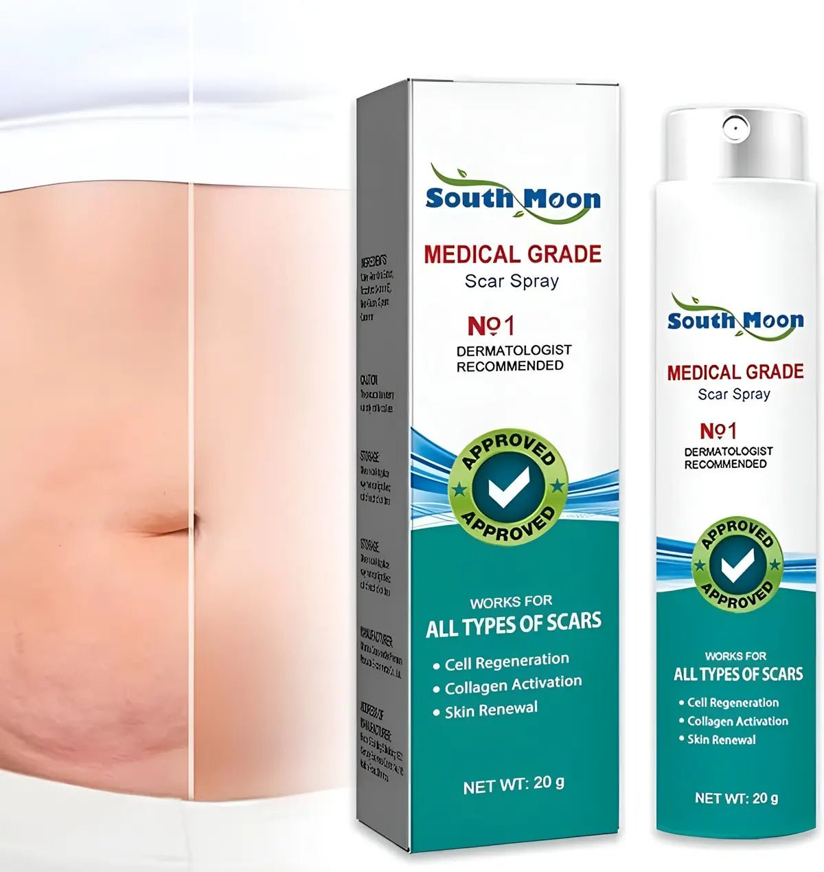 South Moon Scar Spray — سبراي ساوث مون لعلاج الندبات - Emirex